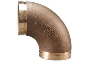 Shurjoint  90° Grooved Copper Elbows