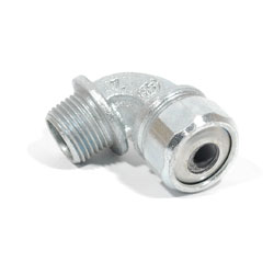 Strain Relief Cord 90&deg; Connectors, 1/2" Size, Cable Ranges 0.250 - 0.350