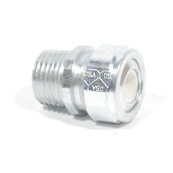 Strain Relief Cord Straight Connectors, 1/2" Size, Cable Ranges 0.250 - 0.350