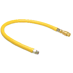 T&S, Gas Hose with Quick Disconnect, 3/4" NPT, 48" Long, HG-4D-48