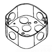 Crouse, TP278, Steel Octagon Outlet Boxes, M77753