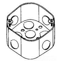 Crouse, TP292, Steel Octagon Outlet Boxes, M77762