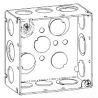 Crouse, TP432, Steel Square Outlet Boxes, M77781