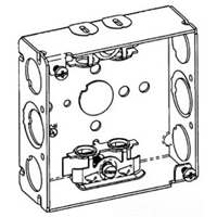 Crouse, TP454, Steel Square Outlet Boxes, M77775