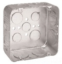 Crouse, TP558, Steel Square Outlet Boxes, M77792