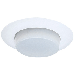 Elco Lighting EL16W S 6" Shower Trim with Drop Opal Lens - EL16 