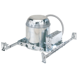 Nora NHIC-17QAT - 6 in. - Insulated Ceiling Airtight Housing with Quick Connectors - 120 Volt 