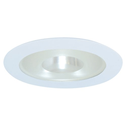  Elco Lighting EL915W 4" Shower Trim with Frosted Pinhole Glass - EL915 