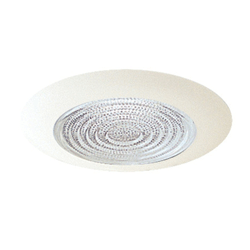 Nora NT-23 - Shower Trim 6 in. - White Fresnel