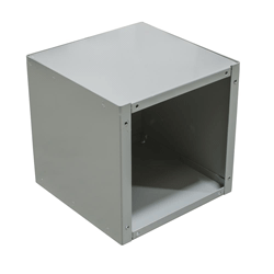 Milbank 181812-SC1-NK SC1 Junction Box; 18 Inch Width x 12 Inch Depth x 18 Inch Height, Screw-On Cover, G90-U Galvanized Steel, ANSI 61 Gray