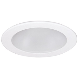 Elco Lighting EL1412W 4" Adj. Shower Trim w/ Clear Reflector & Frosted Lens - EL1412 