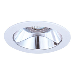  Elco Lighting EL1421CC Recessed Lighting Trim, 4" Low Voltage Adjustable Reflector Trim - Chrome with Clear Reflector