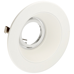 Elco Lighting EL1493W 4" Low Voltage Adjustable Step Baffle Trim 