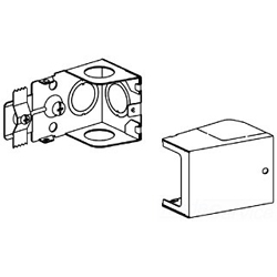 Wiremold, Plugmold 2400 Series,  Raceway Entrance End Fitting, V2410C