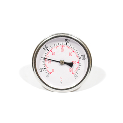 Wal-Rich, Snap-Well Thermometer, 2-1/2 In. Dial, 32 - 248&deg;F, 1722014