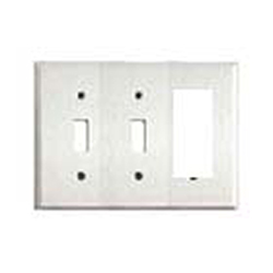 Mulberry, 83433, 3 Gang 2 Toggle Switch 1 Decora/GFI, Chrome, Wall Plate 