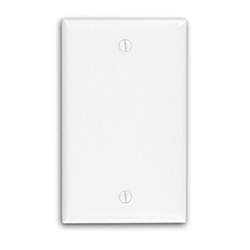 Cooper Wiring Device, 86014, 1 Gang Blank, Ivory, Wall Plate