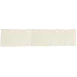 Mulberry, 84160, 10 Gang 10 Blank, Metal, Ivory, Wall Plate