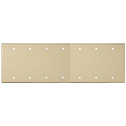 Mulberry, 84157, 7 Gang 7 Blank, Metal, Ivory, Wall Plate