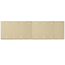 Mulberry, 84158, 8 Gang 8 Blank, Metal, Ivory, Wall Plate