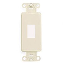 Cooper, 2161V-BOX, Decora to Toggle Switch Insert, Ivory