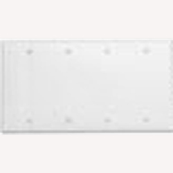 Mulberry, 32851/90851, 1 Gang Blank, White, Jumbo, Wall Plate