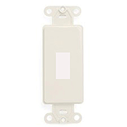 Cooper, 2161W-BOX, Decora/GFI to Toggle Insert, White, Plastic