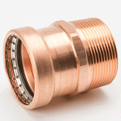 Approved Vendors, PCFA0100, Imported Copper Press Female Adapter, 1" Copper Press Female Adapter, 1" P x FPT