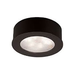 WAC Lighting, LEDme&reg; Button Light, HR-LED87-BK