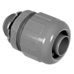 Topaz P472 3/4" Gray Nylon Straight Liquidtight Connector