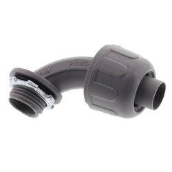 Topaz P492 3/4" 90Â° Gray Nylon Liquidtight Connector