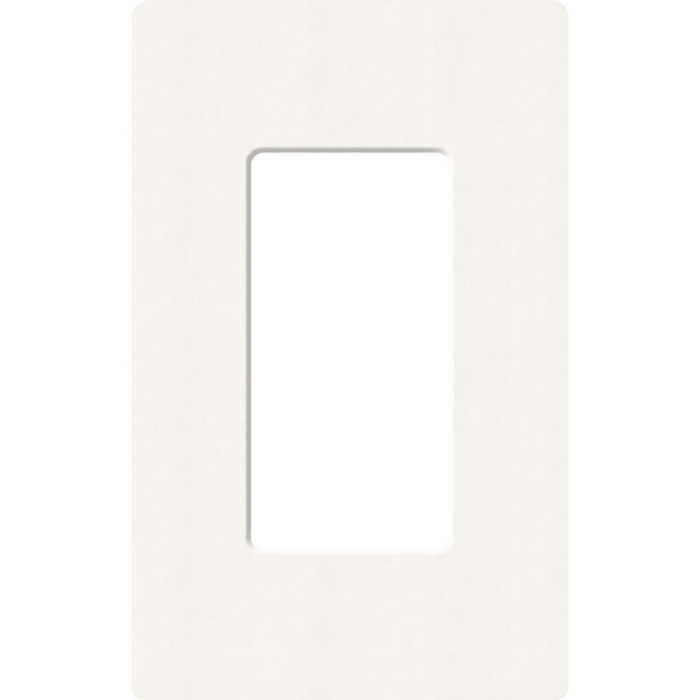 Lutron, SC-1-BW, Screwless Wallplate - 1 Gang - Brilliant White