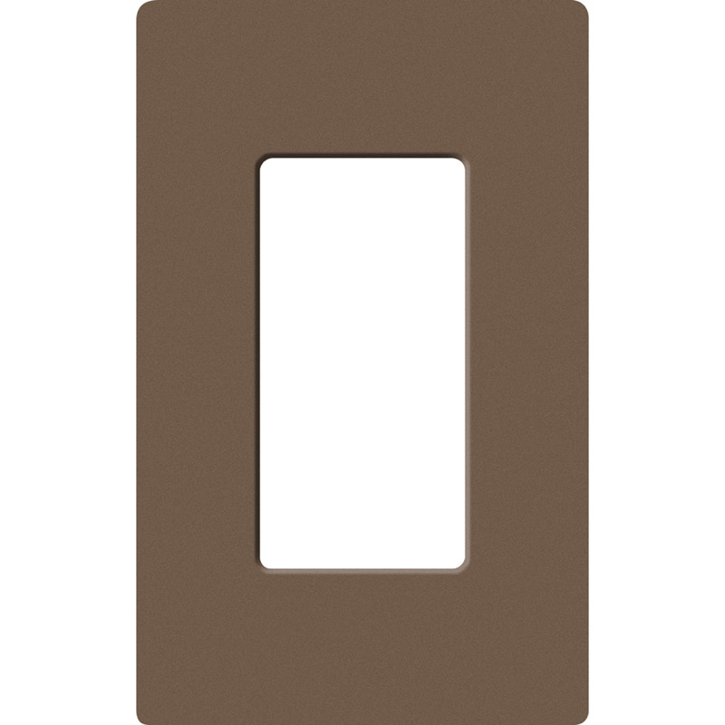 Lutron, SC-1-EP, Screwless Wallplate - 1 Gang - Expresso