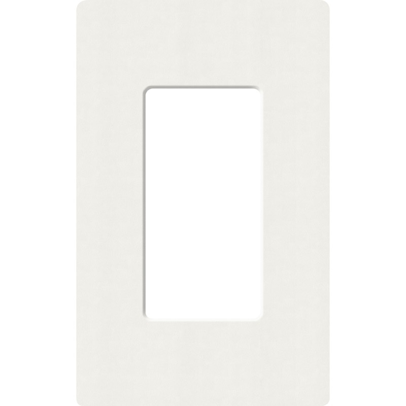 Lutron, SC-1-GL, Screwless Wallplate - 1 Gang - Glacier White