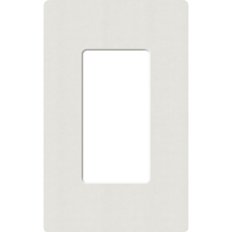 Lutron, SC-1-LG, Screwless Wallplate - 1 Gang - Lunar Grey