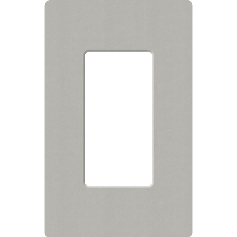 Lutron, SC-1-PB, Screwless Wallplate - 1 Gang - Pebble