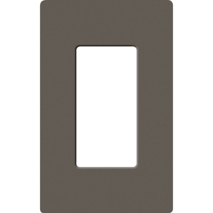 Lutron, SC-1-TF, Screwless Wallplate - 1 Gang - Truffle