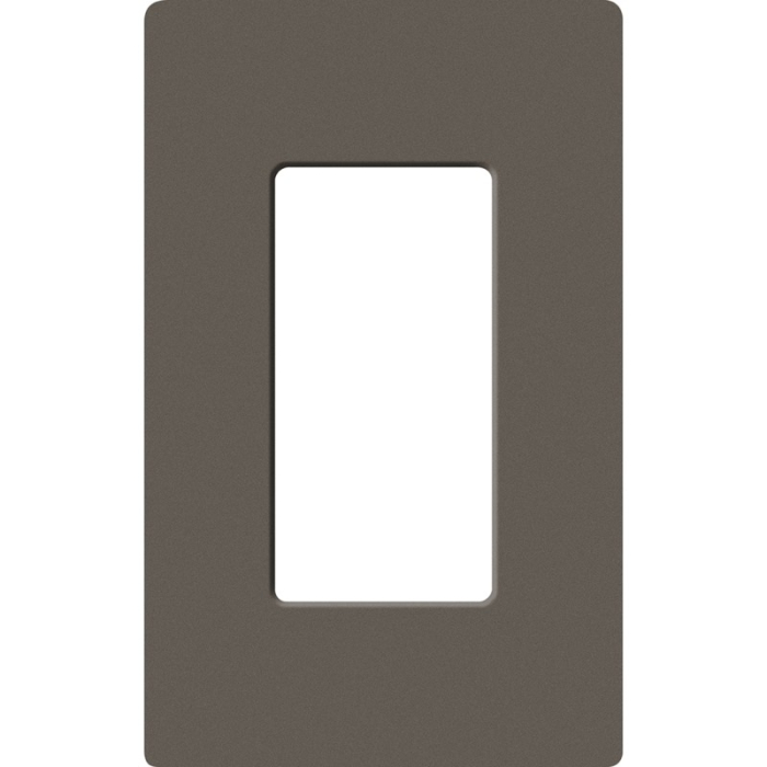 Lutron, SC-1-TF, Screwless Wallplate - 1 Gang - Truffle