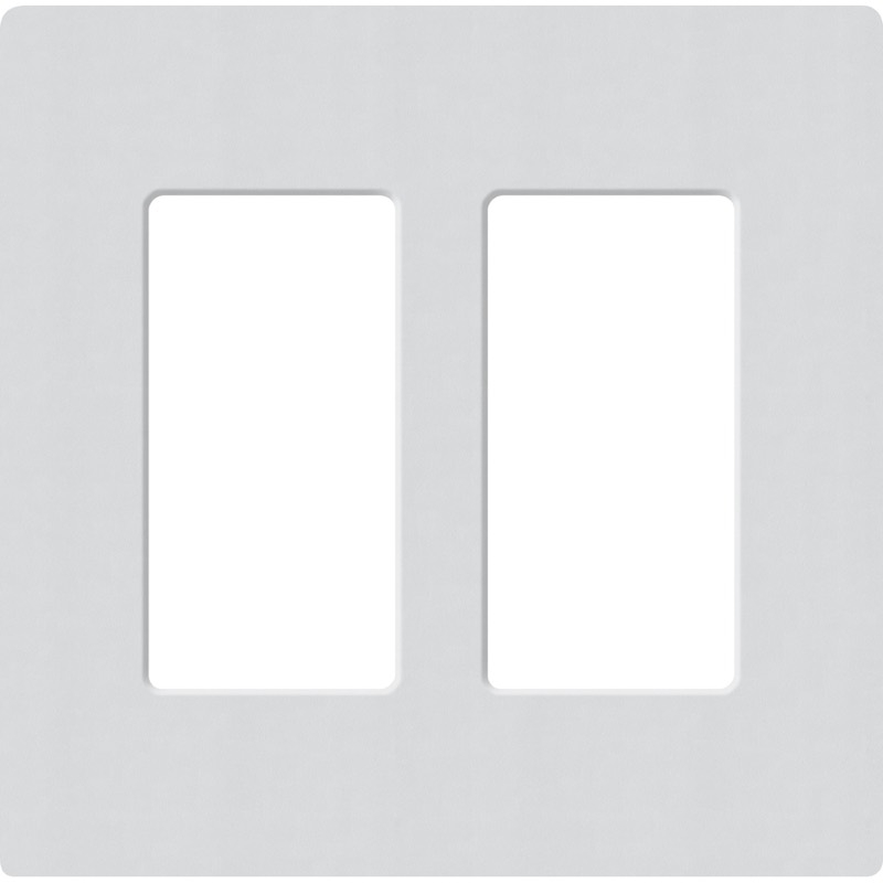 Lutron, SC-2-MI, Screwless Wallplate - 2 Gang - Mist