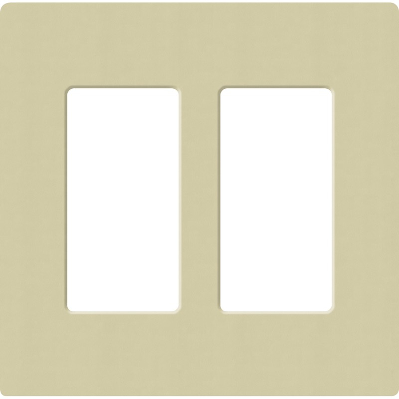 Lutron, SC-2-SA, Screwless Wallplate - 2 Gang - Sage