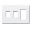 Lutron, Nova T Wallplates, NT-SSR3-FB-WH