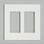 Lutron, Nova T Wallplates, NT-R3R3-FB-WH