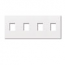 Lutron, Nova T Wallplates, NT-SSSS-NFB-WH