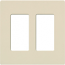 Lutron, Claro Wallplates, CW-2-LA