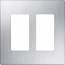 Lutron, Claro Wallplates, CW-2-SS