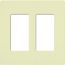 Lutron, Claro Wallplates, CW-2-AL