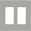 Lutron, Claro Wallplates, CW-2-GR