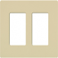 Lutron, Claro Wallplates, CW-2-IV