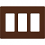 Lutron, Satin Colors Wallplates, SC-3-SI