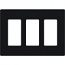 Lutron, Claro Wallplates, CW-3-BL